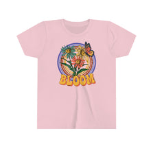 Load image into Gallery viewer, Bloom Flowers Youth Girls Retro T-shirt
