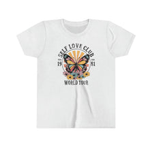 Load image into Gallery viewer, Self Love Club World Tour Youth Retro T-shirt
