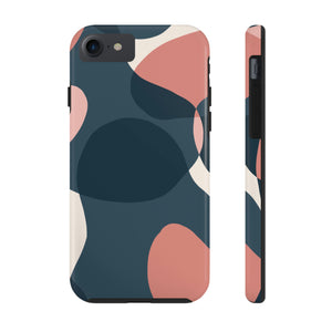 Abstract Pink and Blue Tough Phone Case, Case-Mate