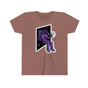 Sitting Astronaut Youth Boys T-shirt