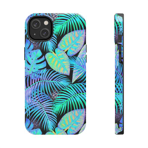 Neon Blue Jungle Tough Phone Case, Case-Mate