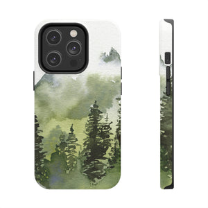 Watercolor Mountains Tough Phone Case, Case-Mate