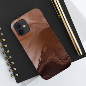 Brown Marble Tough Phone Case, Case-Mate