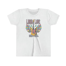 Load image into Gallery viewer, Long Live Rock N Roll Guitar Girls Youth Retro T-shirt
