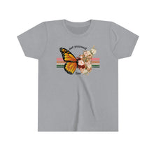 Load image into Gallery viewer, Set Yourself Free Butterfly Girls Youth Retro T-shirt
