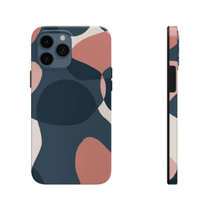 Abstract Pink and Blue Tough Phone Case, Case-Mate