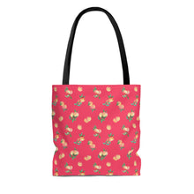 Load image into Gallery viewer, Peaches Dark Pink/Red High Quality Tote Bag
