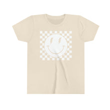 Load image into Gallery viewer, Happy Checker Youth Boys T-shirt
