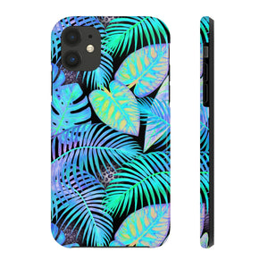 Neon Blue Jungle Tough Phone Case, Case-Mate