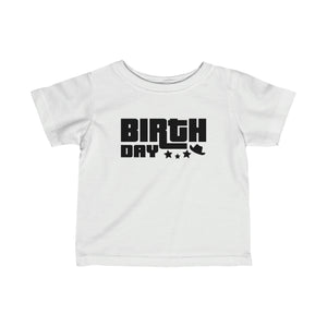 Birthday Dude Infant Fine Jersey Tee