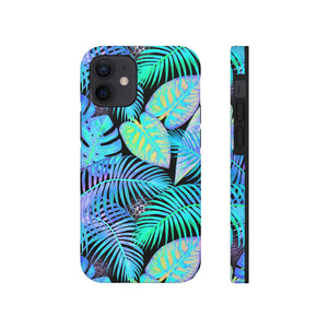 Neon Blue Jungle Tough Phone Case, Case-Mate