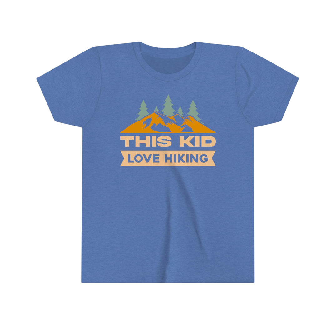 This Kid Loves Hiking Youth Boys T-shirt