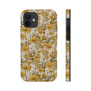 Vintage Wildflowers 70's Tough Phone Case, Case-Mate