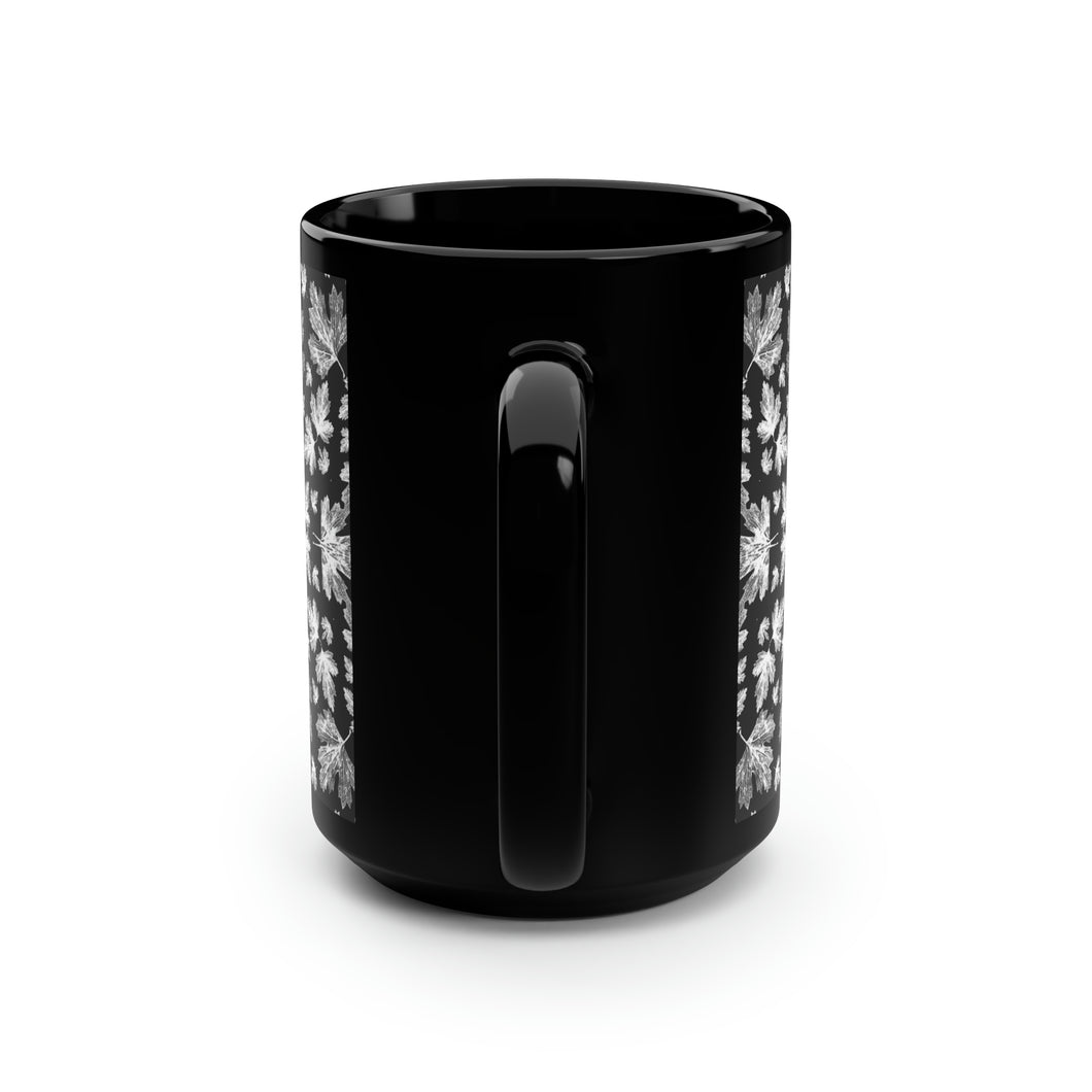 Black Mandela Black Mug, 15oz