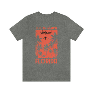 South Beach Miami Men's Short Sleeve Graphic Tee