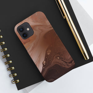 Brown Marble Tough Phone Case, Case-Mate