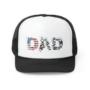 Flag Dad Trucker Cap