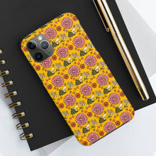 Load image into Gallery viewer, Retro 70&#39;s Mushrooms and Flowers Tough Phone Case, Case-Mate
