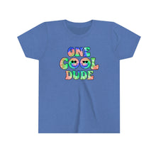 Load image into Gallery viewer, One Cool Dude Tie-Dye Youth Boys T-shirt
