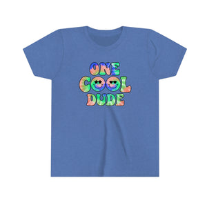 One Cool Dude Tie-Dye Youth Boys T-shirt