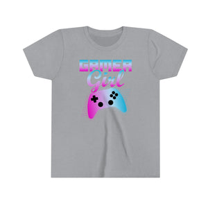 Gamer Girl Youth Girls Retro T-shirt