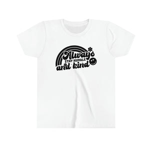 Always Stay Humble and Kind Rainbow Youth Boys T-shirt