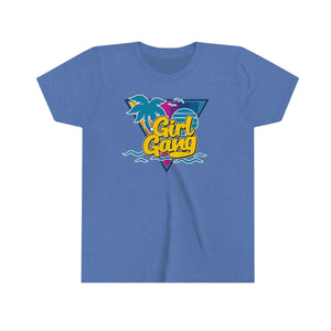 Girl Gang Geometric Girls Retro T-shirt