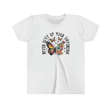 Load image into Gallery viewer, Never Give Up Your Daydream Girls Youth Retro T-shirt
