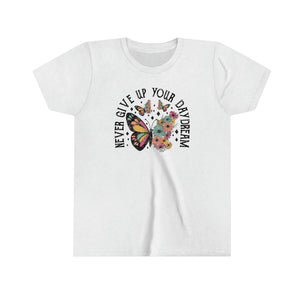 Never Give Up Your Daydream Girls Youth Retro T-shirt