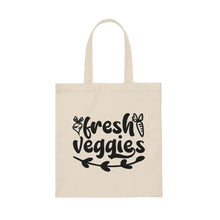 Load image into Gallery viewer, Fresh Veggies Canvas Tote Bag
