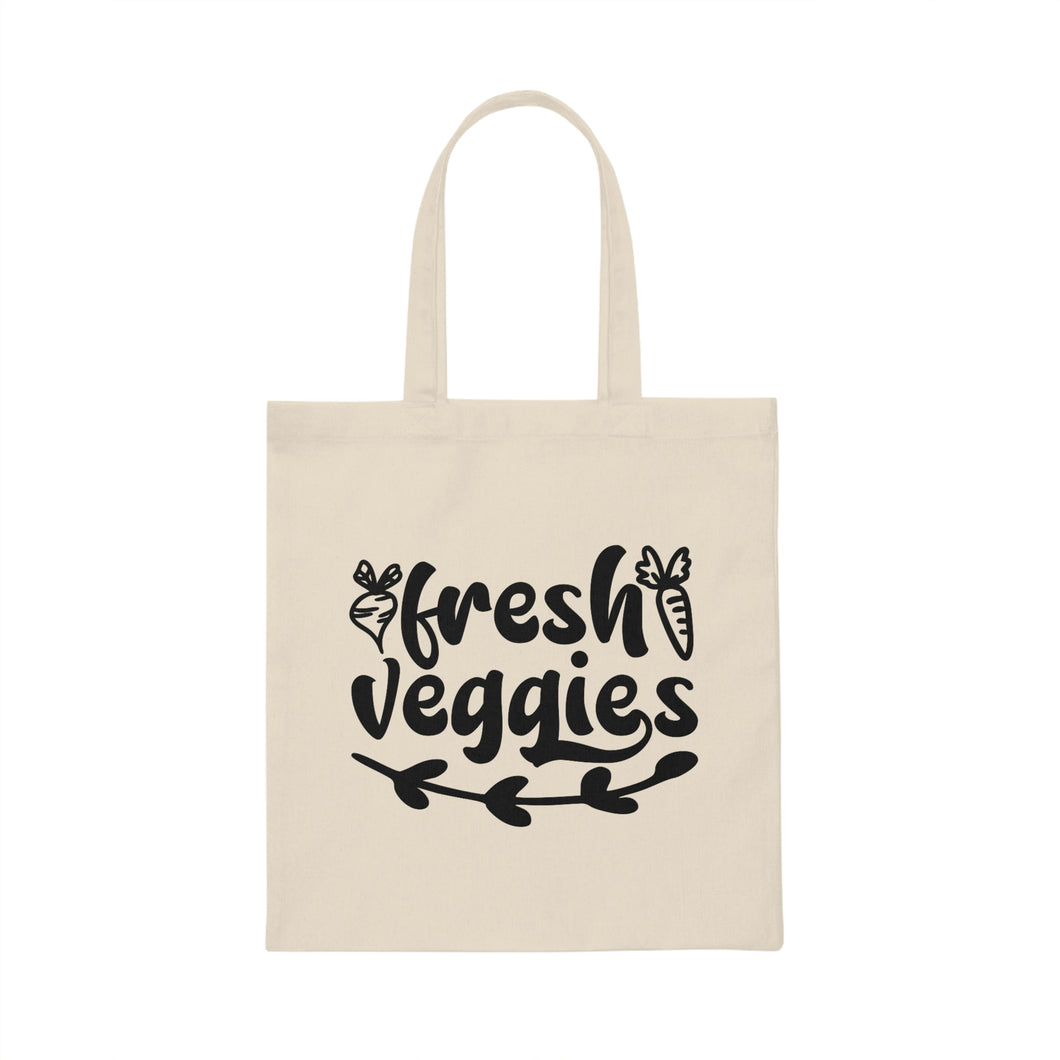 Fresh Veggies Canvas Tote Bag