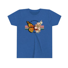 Load image into Gallery viewer, Set Yourself Free Butterfly Girls Youth Retro T-shirt
