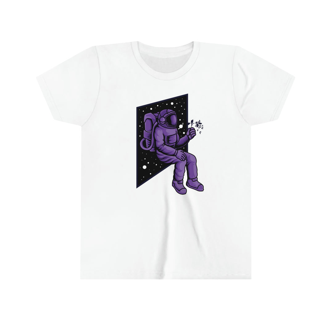 Sitting Astronaut Youth Boys T-shirt