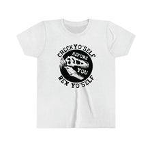 Load image into Gallery viewer, Check Yo Self Dino Youth Boys T-shirt
