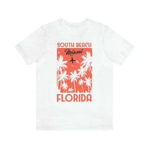 South Beach Miami Men's Short Sleeve Graphic Tee