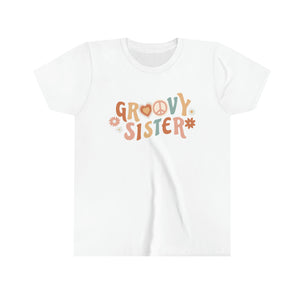 Groovy Sister Youth Girls Retro T-shirt