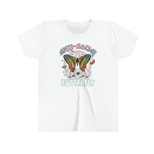 AntiSocial Butterfly Youth Girls Retro T-shirt