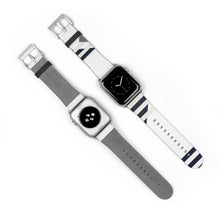 Load image into Gallery viewer, Linear Geo Faux-Leather Apple Watch Band
