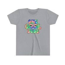 Load image into Gallery viewer, One Cool Dude Tie-Dye Youth Boys T-shirt
