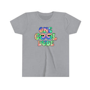 One Cool Dude Tie-Dye Youth Boys T-shirt