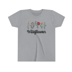 Vintage Wildflowers Girls Youth T-shirt