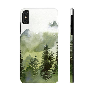 Watercolor Mountains Tough Phone Case, Case-Mate