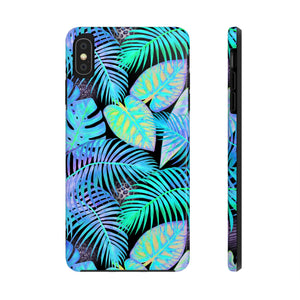 Neon Blue Jungle Tough Phone Case, Case-Mate