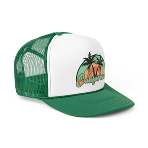 California Beach Rainbow Trucker Cap