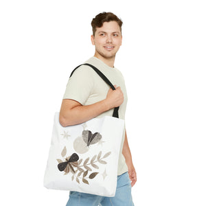 Moths White High Quality Tote Bag