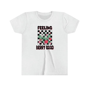 Feeling Berry Good Youth Girls Retro T-shirt