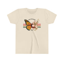 Load image into Gallery viewer, Set Yourself Free Butterfly Girls Youth Retro T-shirt
