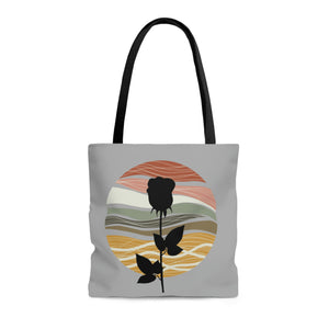 Black Rose Retro High Quality Tote Bag