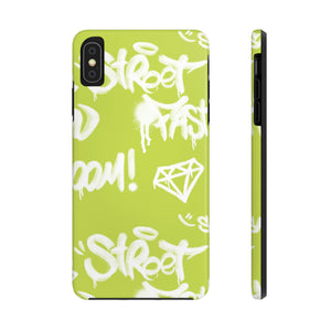 Graffiti Green Tough Phone Case, Case-Mate