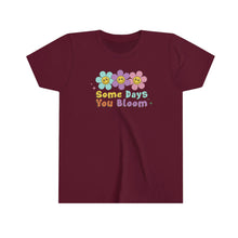 Load image into Gallery viewer, Some Days You Bloom Girls Youth Retro T-shirt
